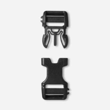 Replacement Double Pin Lock Buckle for Backpack Strap 15 mm
