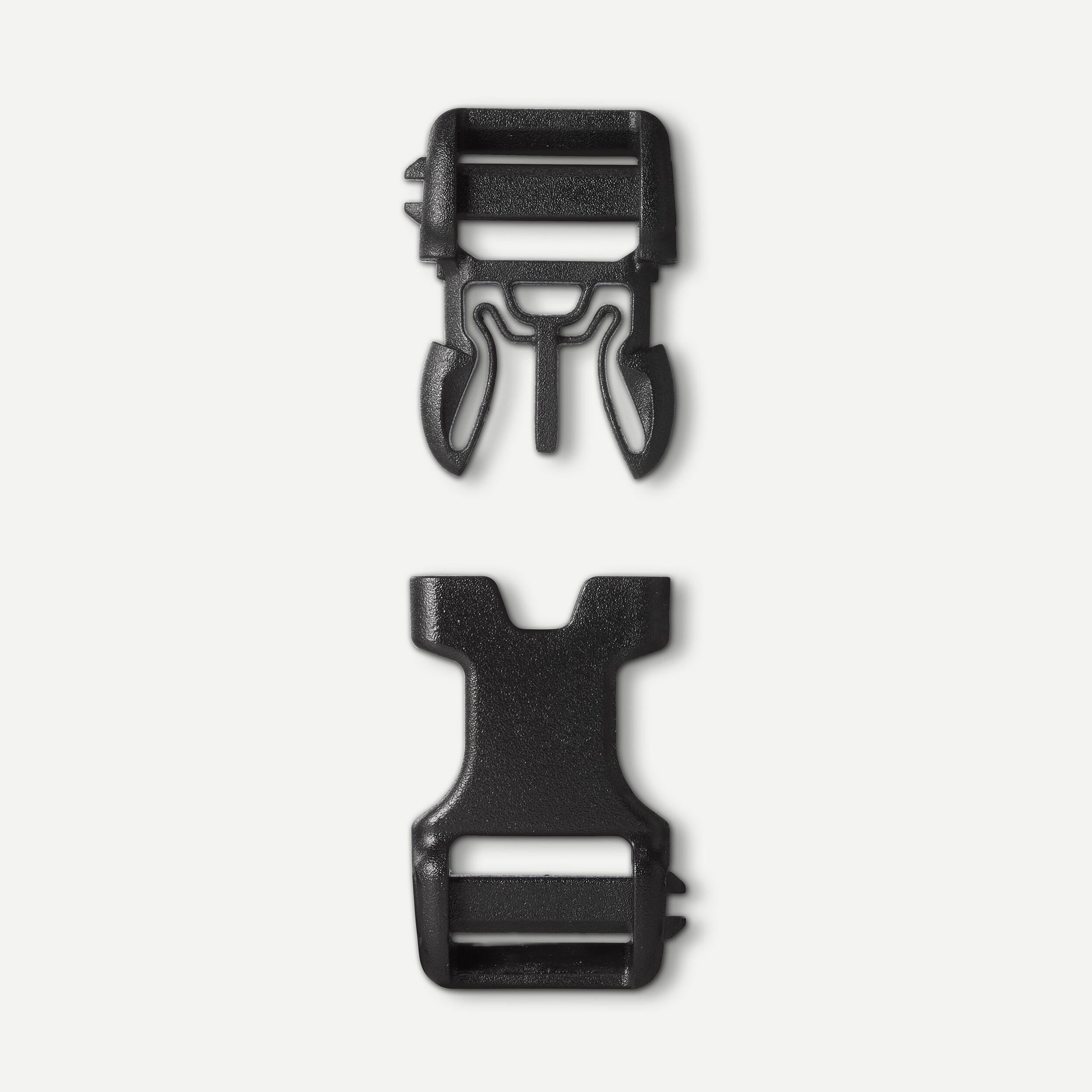 Backpack buckle repair for 15mm webbing - double pin lock