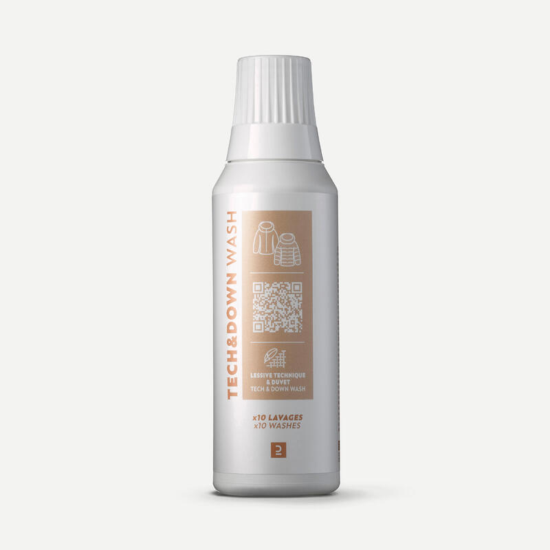 Detergente biodegradable para prendas técnicas, impermeables o plumón 250 ml