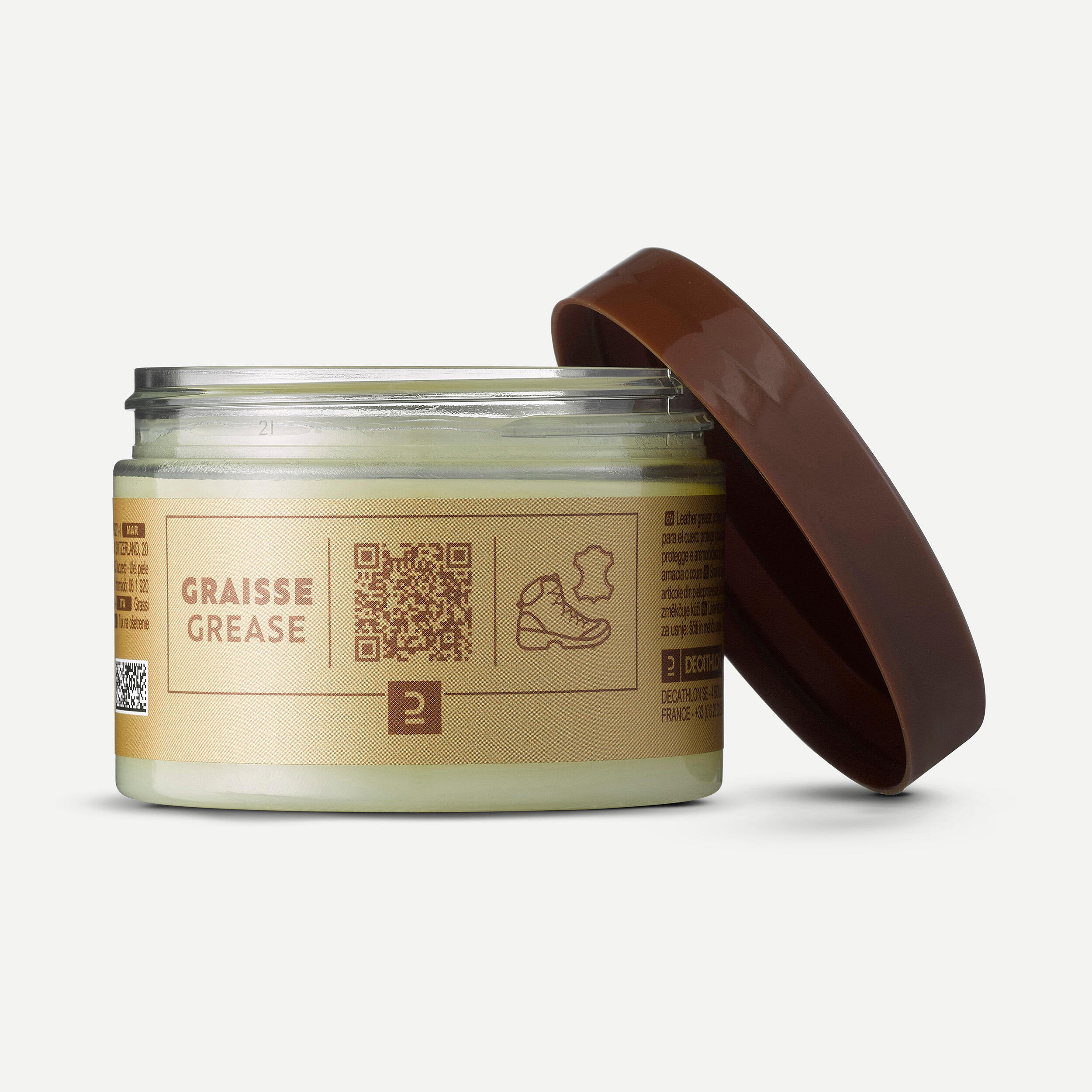 Forclaz - Graisse Réimperméabilisante Pour Chaussures En Cuir Lisse - 150ml - Graisse Pour Cuir - Randonnees Et Trekking Homme - - Taille Unique -