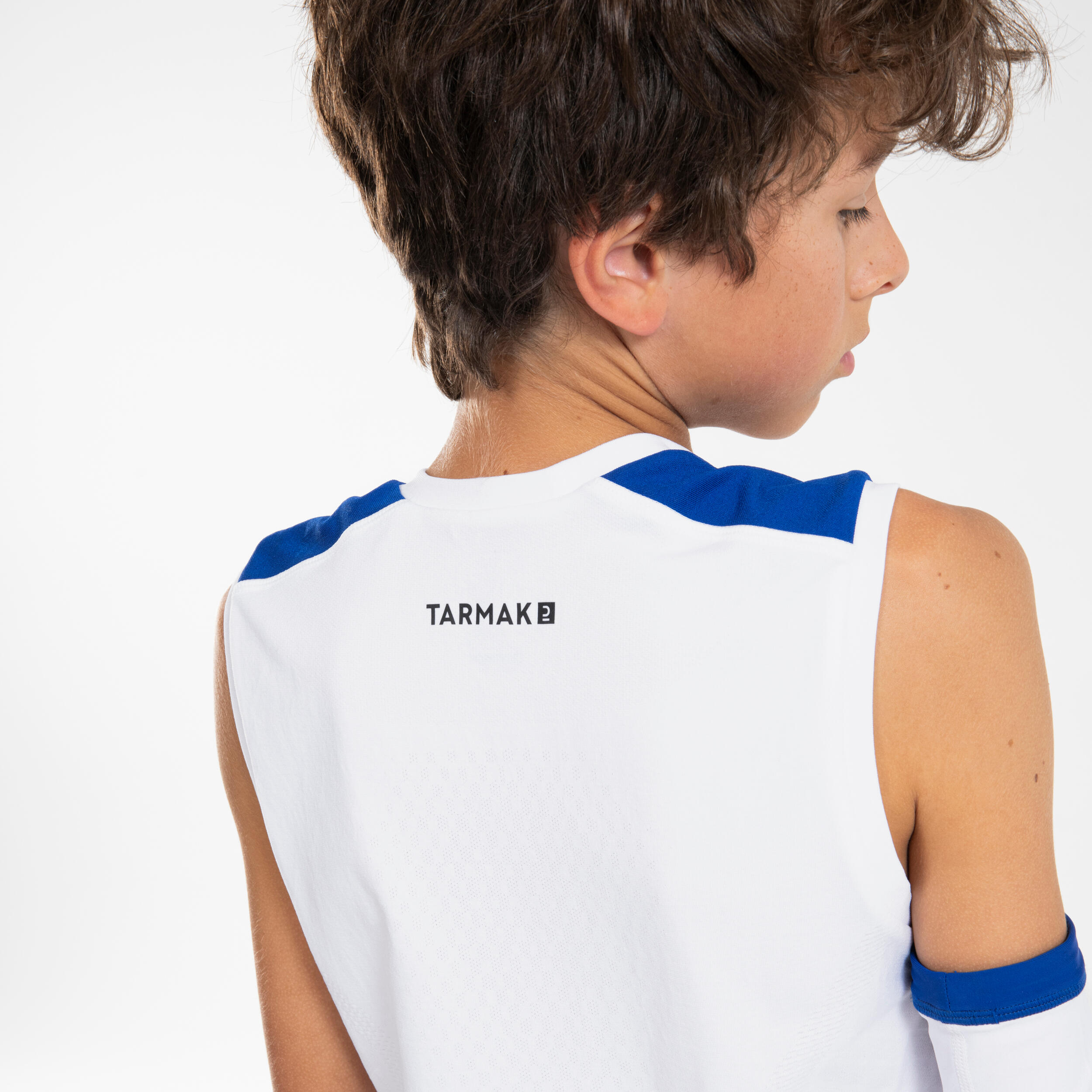 Canotta termica basket bambino unisex UT 500 NBA GOLDEN STATE WARRIORS bianca 4/6