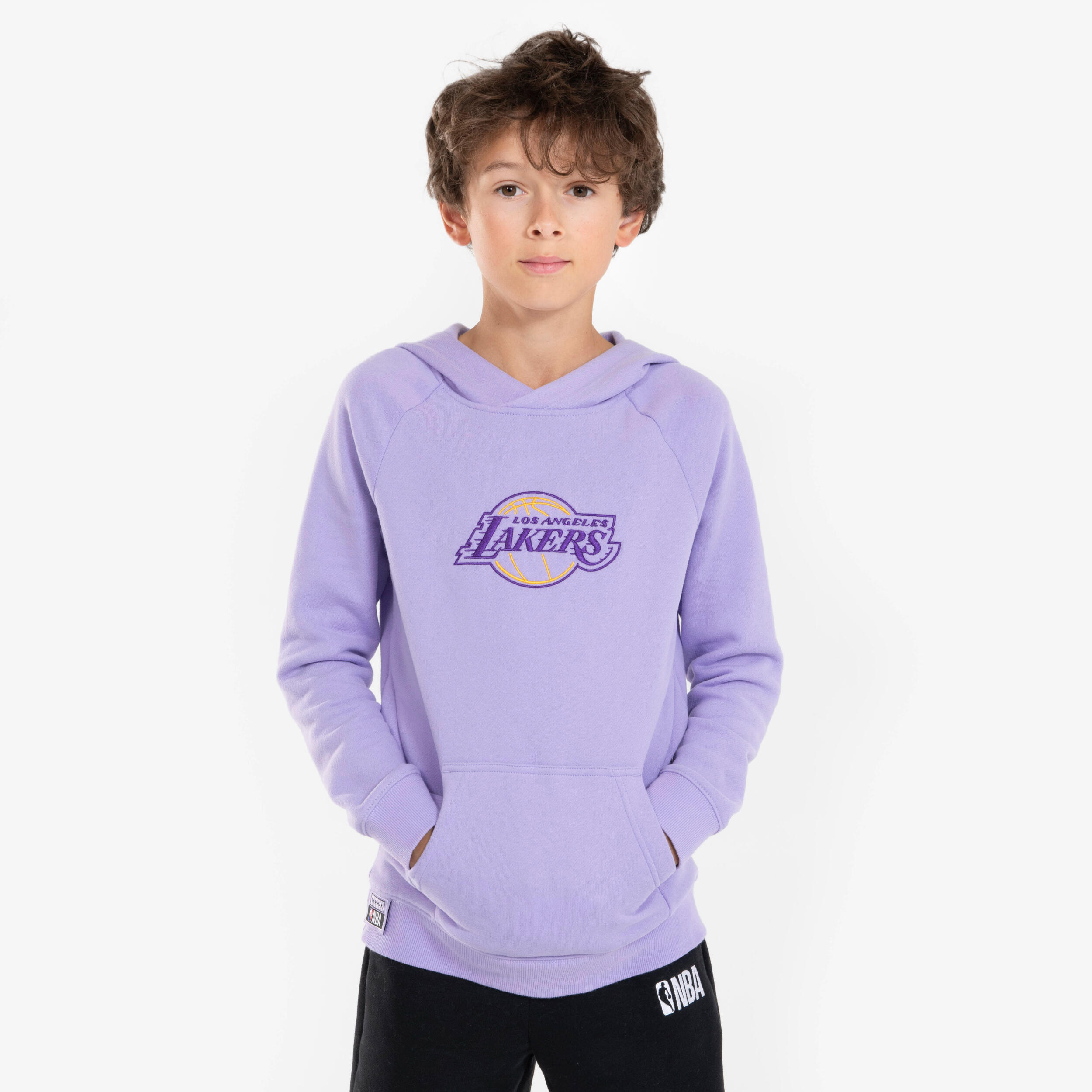 Kids' Hoodie 900 NBA Los Angeles Lakers - Purple 2/6