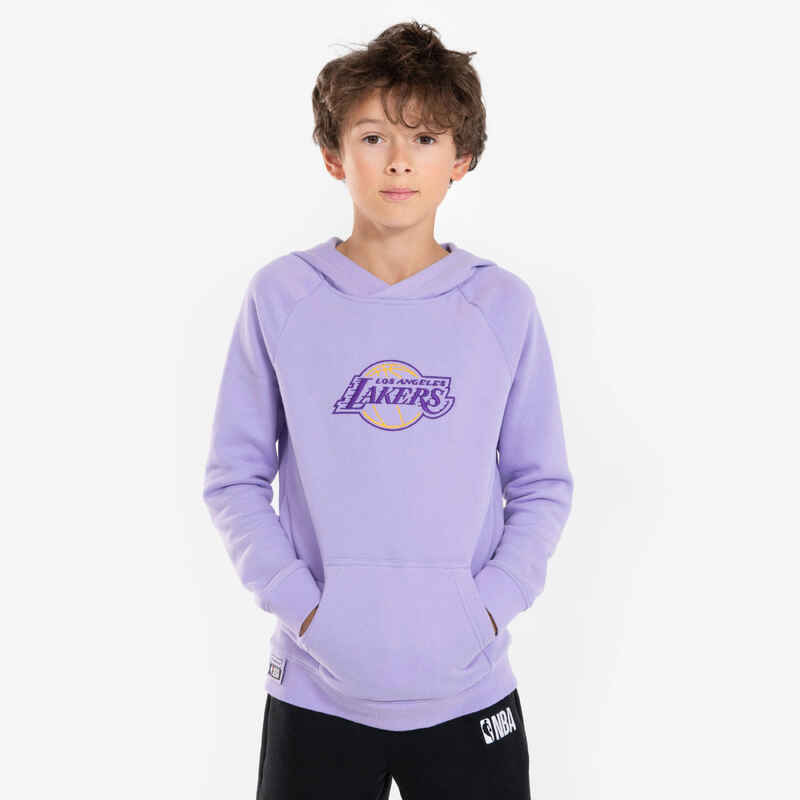 NA Kinder Basketball Trikot, No.23 Lakers Jersey 2er-Set Basketball  Trainings T-Shirt Weste und Shorts (Color : Yellow, Size : S)