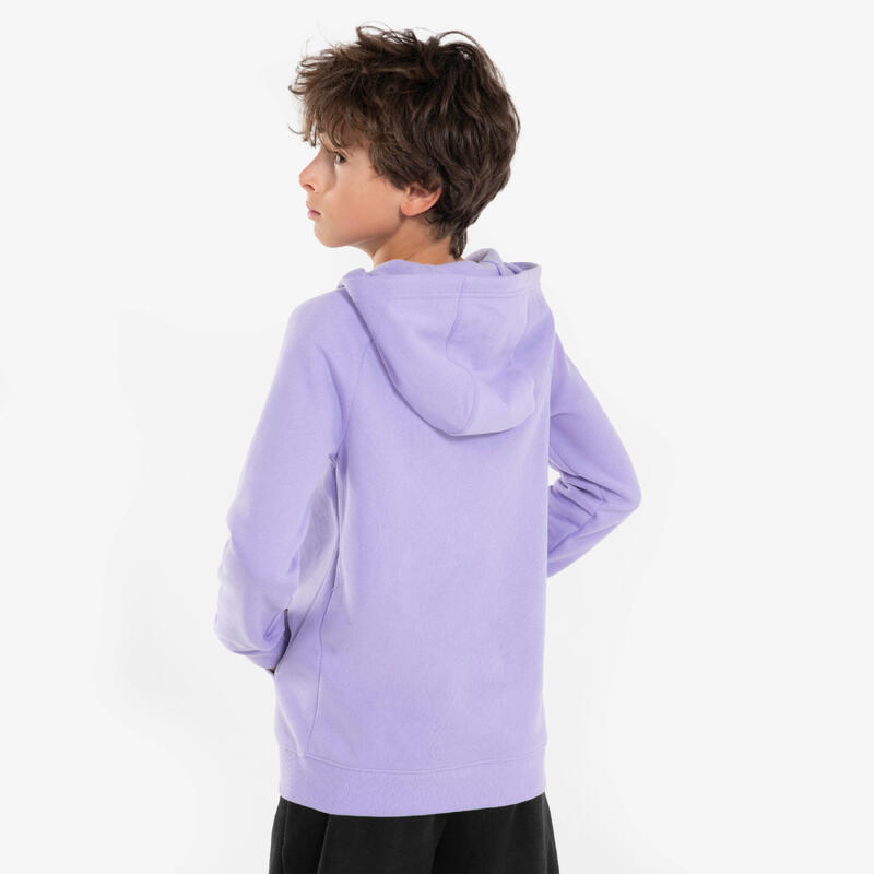 Basketbalhoodie voor kinderen 900 NBA Los Angeles Lakers paars