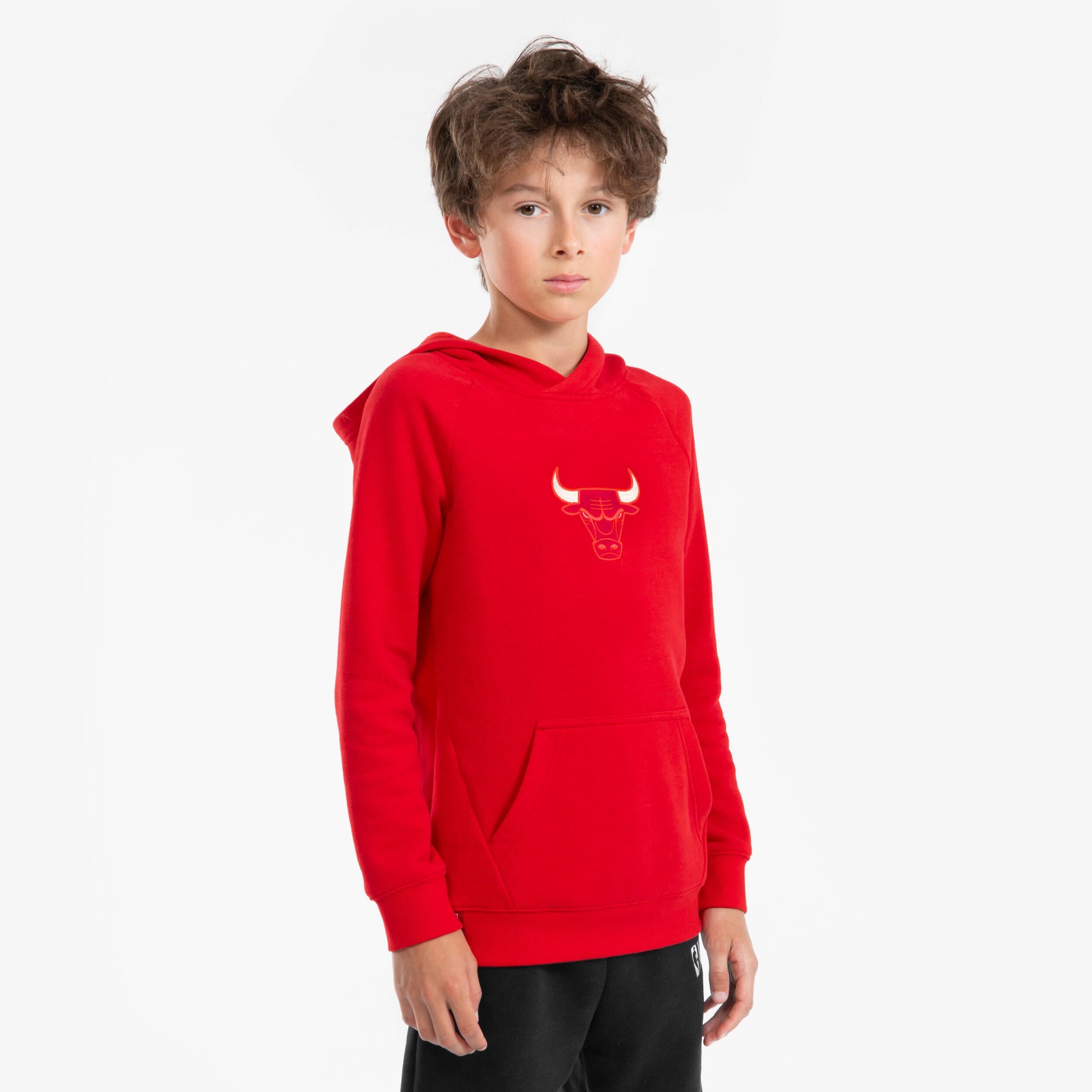 Sweat à capuche Chicago Bulls Enfant  - Hoodie 900 NBA Rouge 2/8