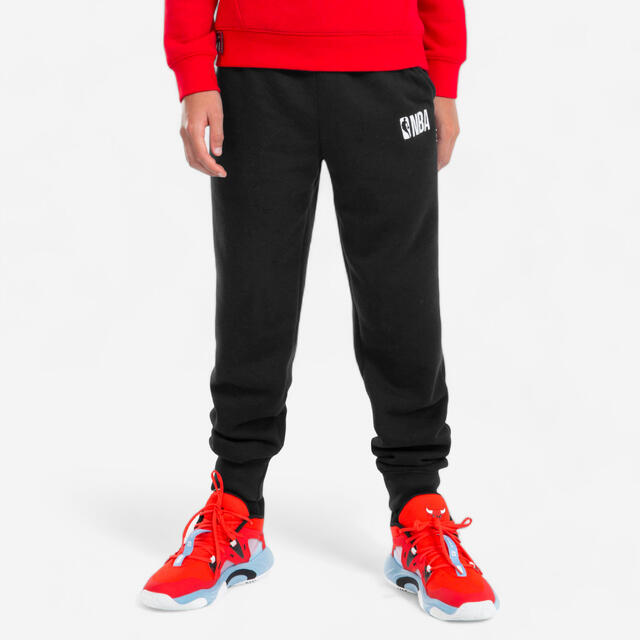 Pantalon de trening Baschet 900 NBA Negru Copii