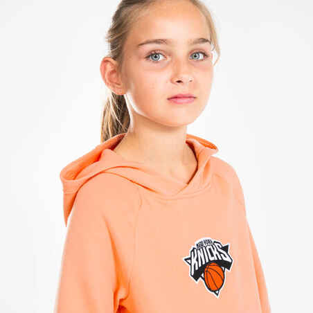 Vaikiškas džemperis su gobtuvu „900 NBA Chicago Bulls“, oranžinis