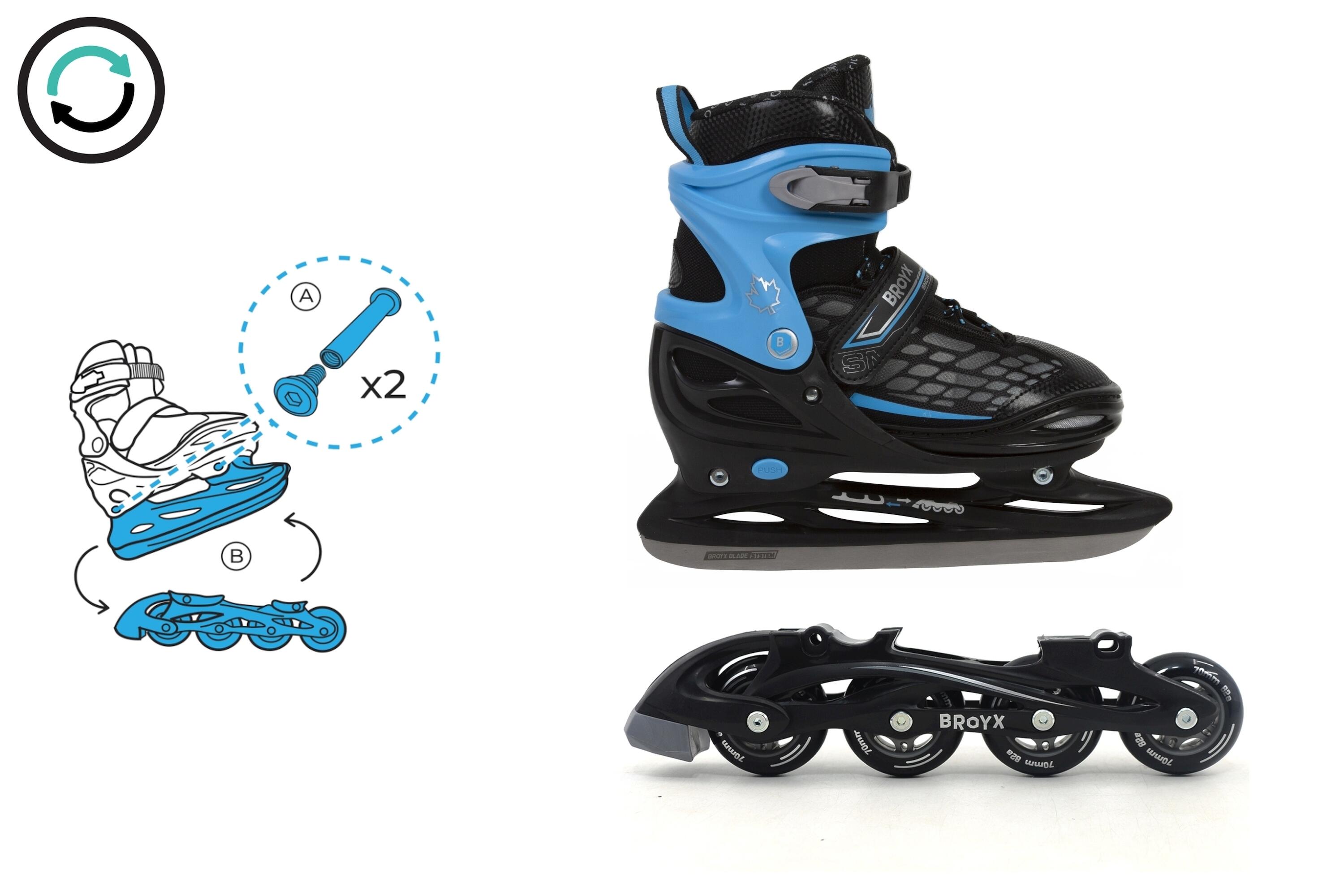 Łyżwy regulowane Broyx Snowstar 500 7/11