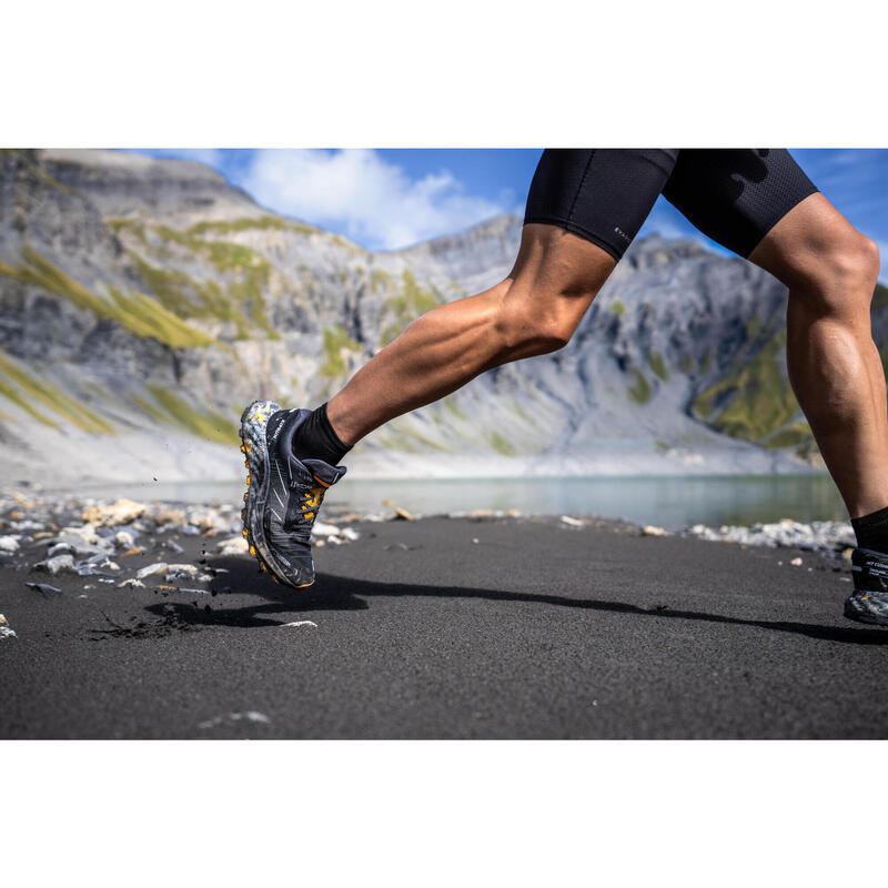 Încălțăminte Alergare Trail running EVADICT MT Cushion Negru-Galben Bărbați 