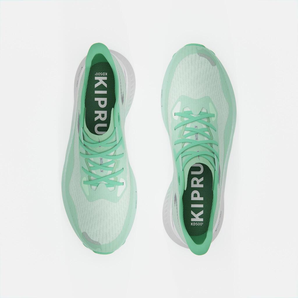 Pánska bežecká obuv KD500 3 zelená