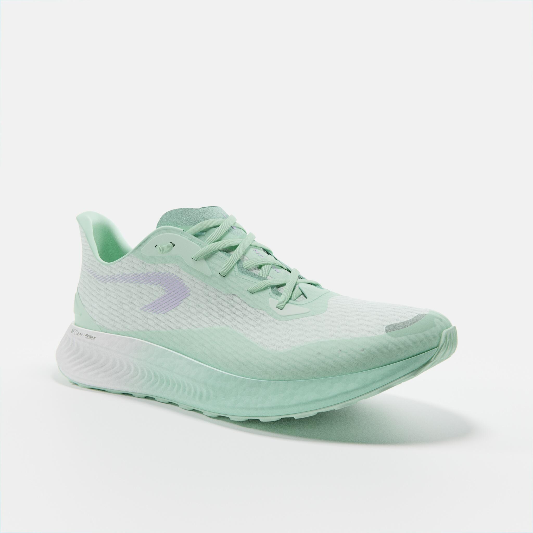 KIPRUN SCARPA DA CORSA DA DONNA KD500 3 VERDE