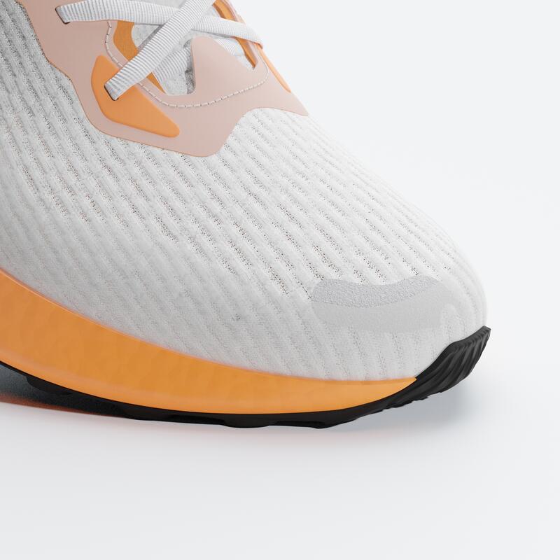 CALÇADO DE CORRIDA HOMEM KIPRUN KD500 3 BRANCO/LARANJA