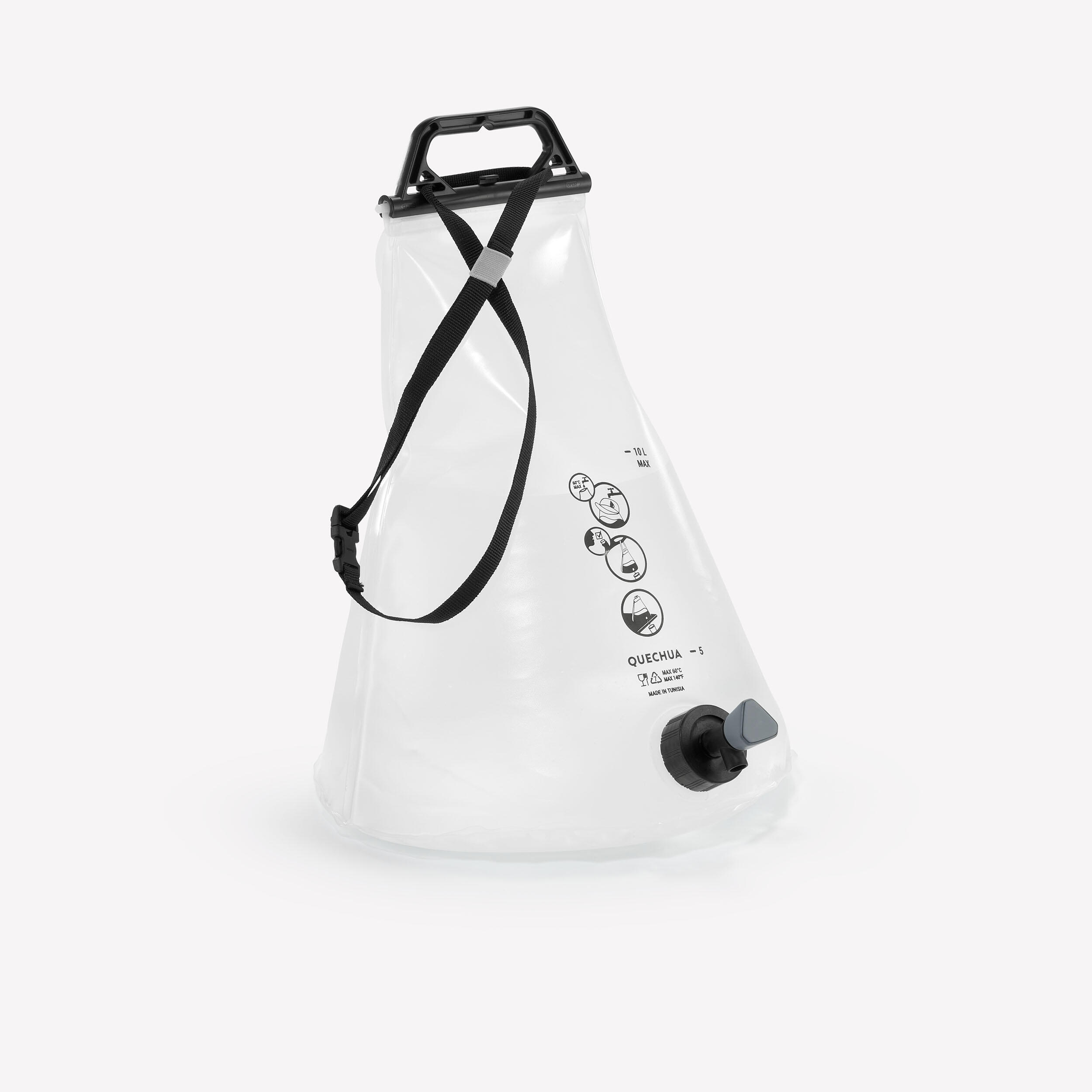 SAC D'HYDRATATION,15L--Sac à eau pliable de grande capacité, capacité