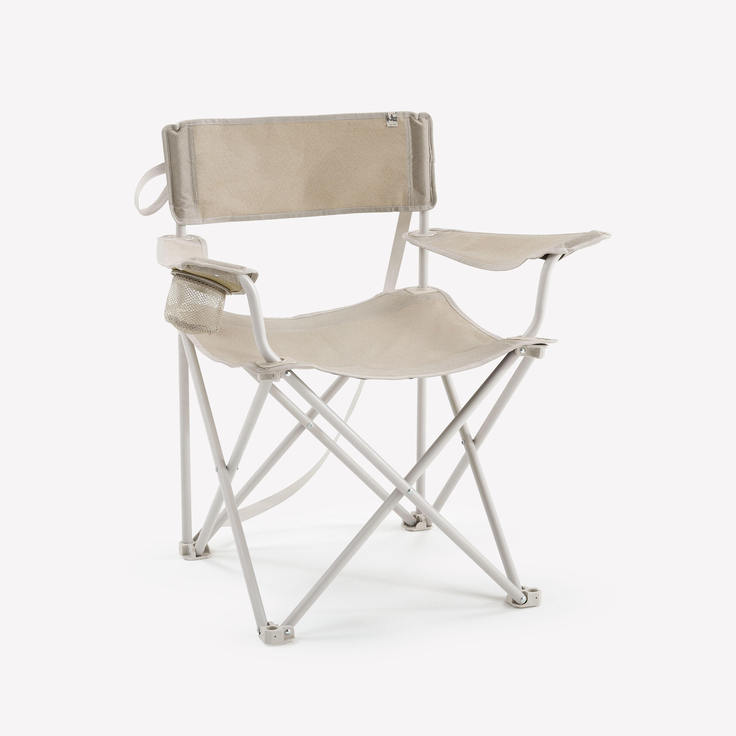 Camping Large Folding Armchair - Beige