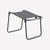 REPOSE-JAMBES POUR LE CAMPING - GRIS - COMPATIBLE AVEC FAUTEUILS ET CHAISES