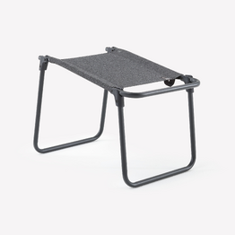 REPOSE-JAMBES POUR LE CAMPING - GRIS - COMPATIBLE AVEC FAUTEUILS ET CHAISES