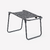 REPOSE-JAMBES POUR LE CAMPING - GRIS - COMPATIBLE AVEC FAUTEUILS ET CHAISES
