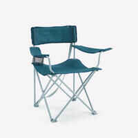 Silla plegable de camping con reposabrazos Quechua Basic