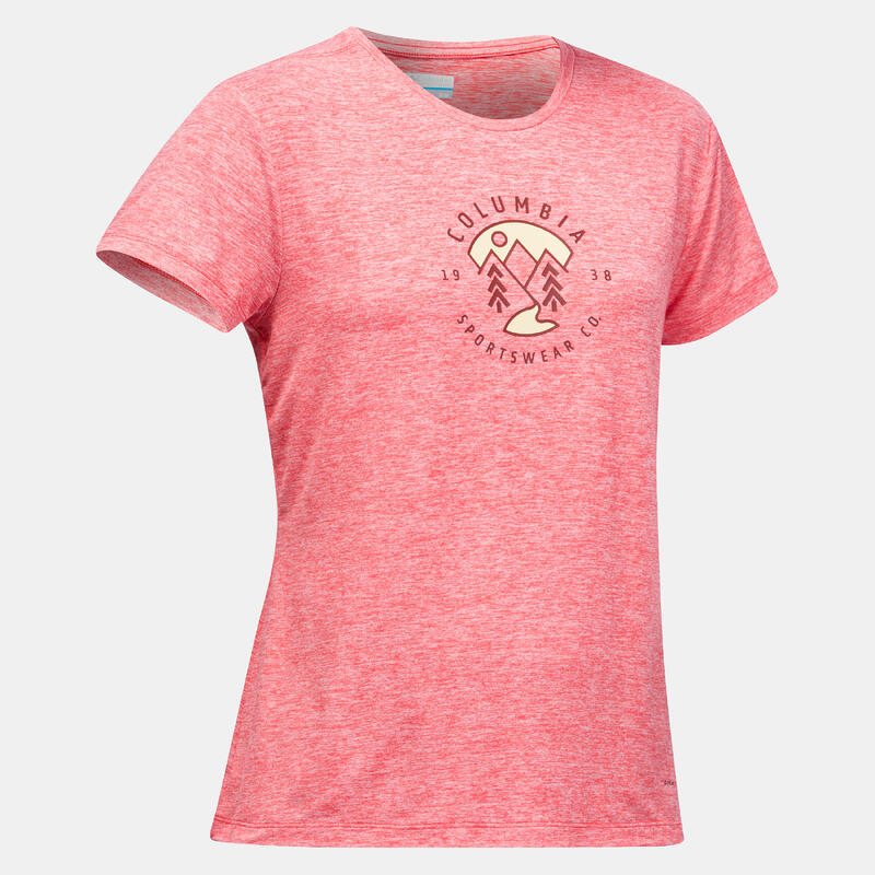 T-shirt de caminhada - Columbia - mulher