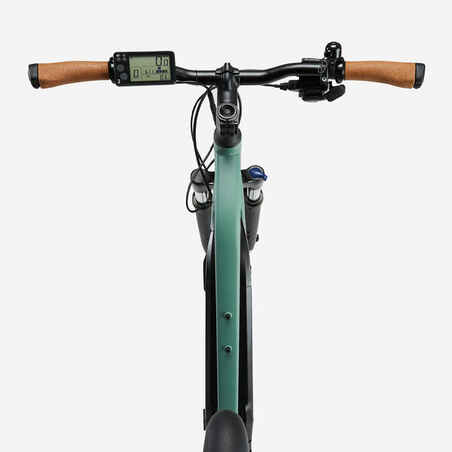 Electric Low Frame Hybrid Bike Riverside 520 E - Green