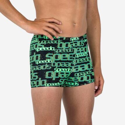 Maillot de Bain Boxer SPEEDO Imprimé Noir Vert