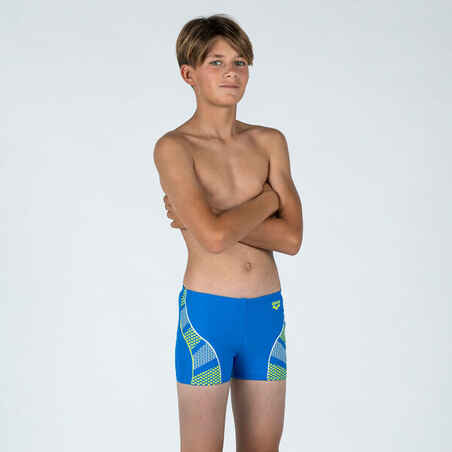 Boys' Swimming Boxers - ARENA - Blue Yellow