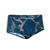 Maillot de bain natation 900 slip  all ice bleu orange