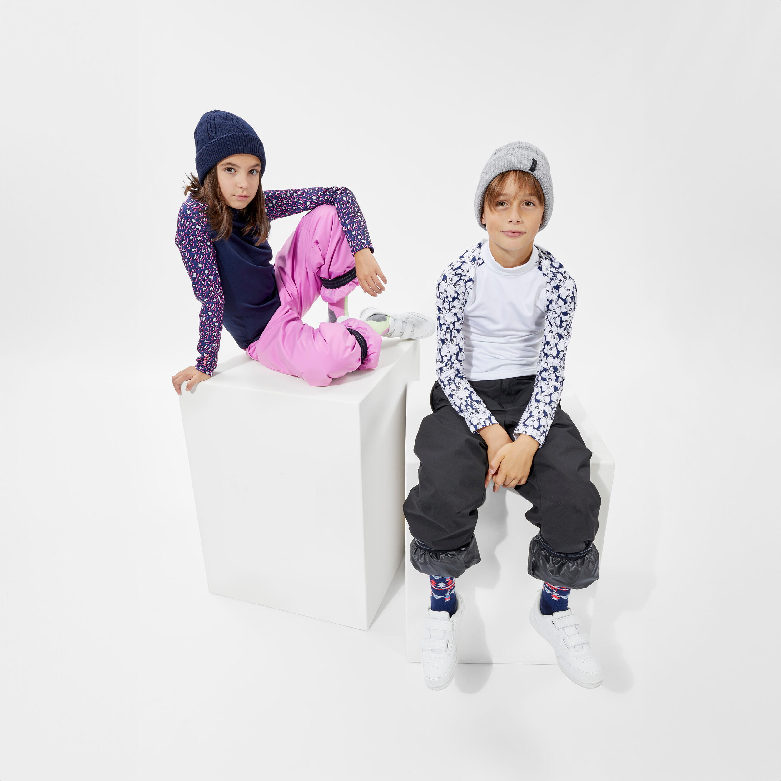 Kids’ Cable-Knit Ski Hat - WEDZE