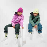 Kids’ Warm and Waterproof Ski Jacket 550 - Pink