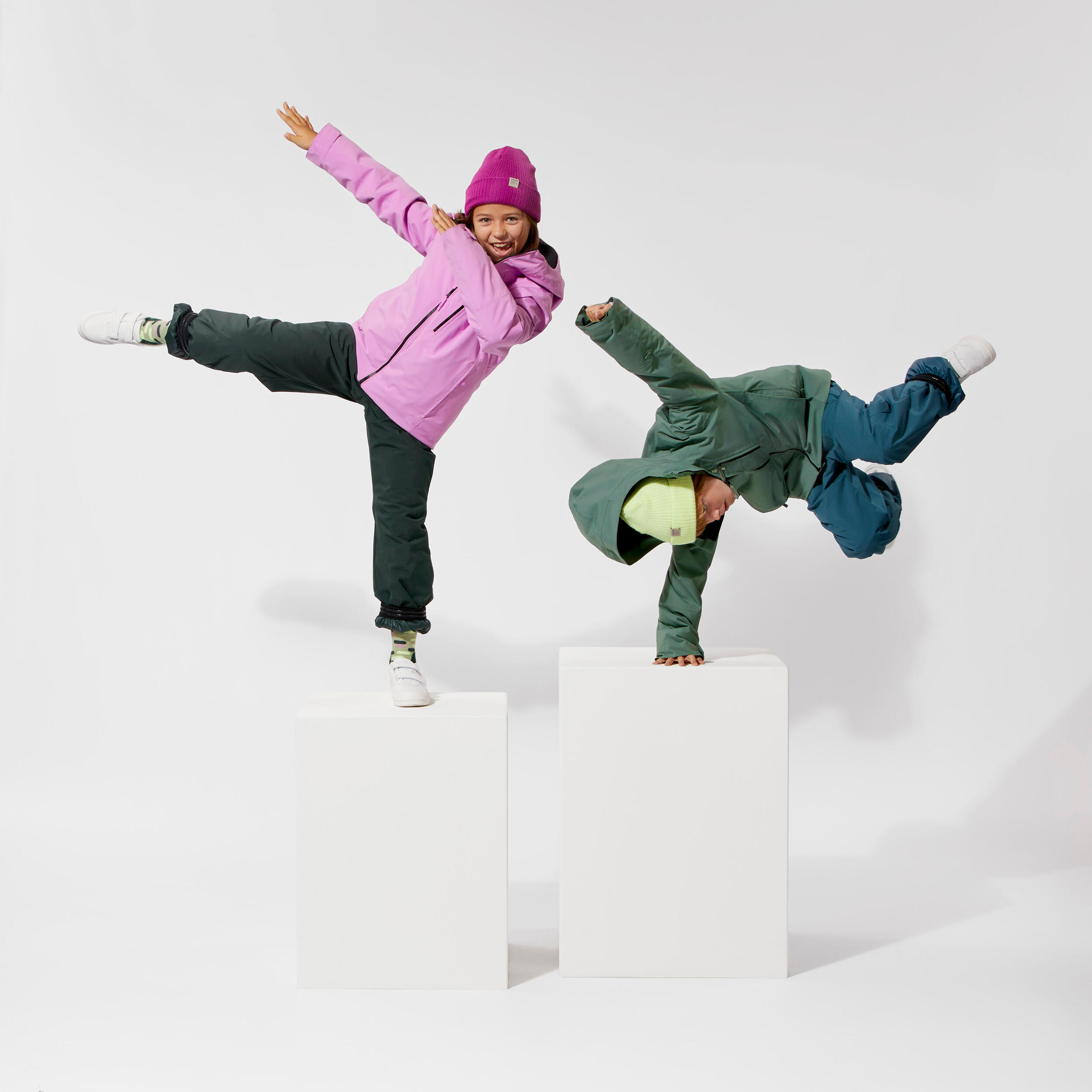 Kids’ Warm and Waterproof Ski Jacket 550 - Pink 16/20