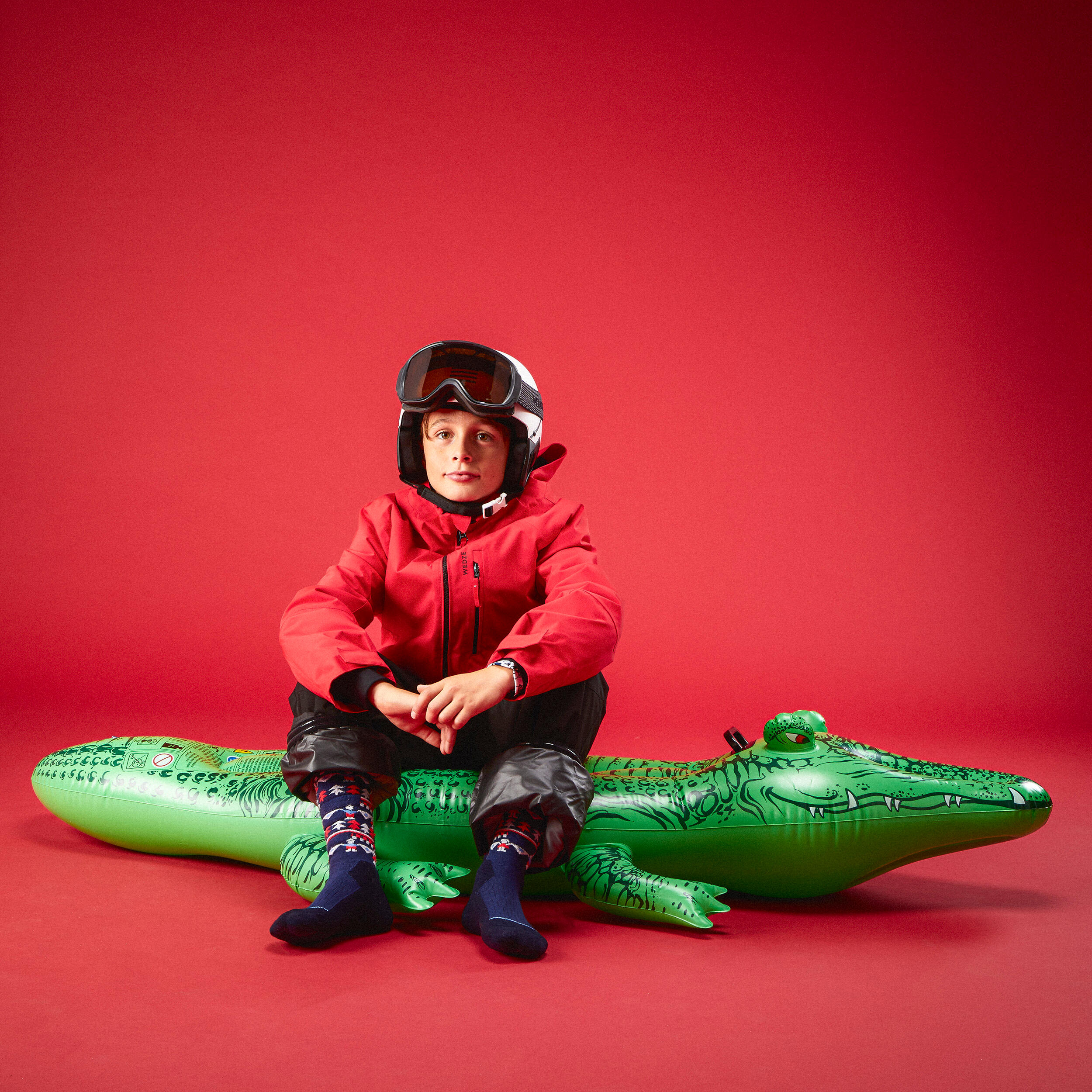 Kids’ Warm and Waterproof Ski Jacket, 500 Age 6–14 - WEDZE