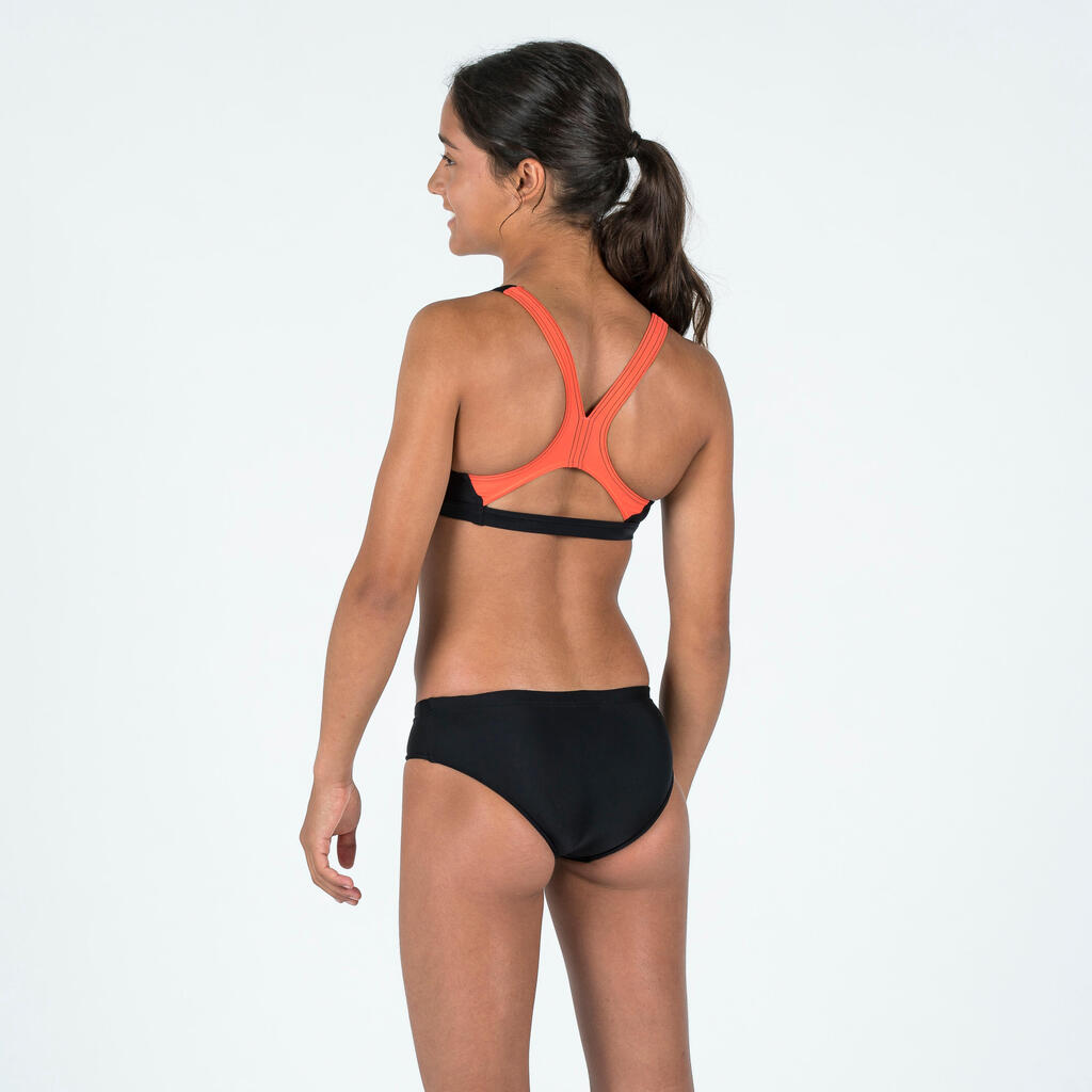 Girls' 2-piece Swimsuit ARENA Black Coral