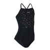 Girl's 1-Piece Swimsuit KAMYLI BLACK GOLD