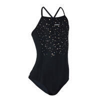 Crno-zlatni jednodelni kupaći kostim za devojčice KAMYLI