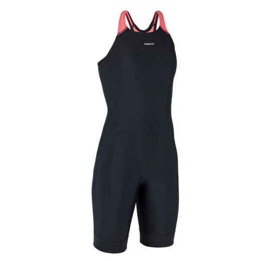 
      Dievčenské šortkové jednodielne športové plavky Kamyleon čierne
  