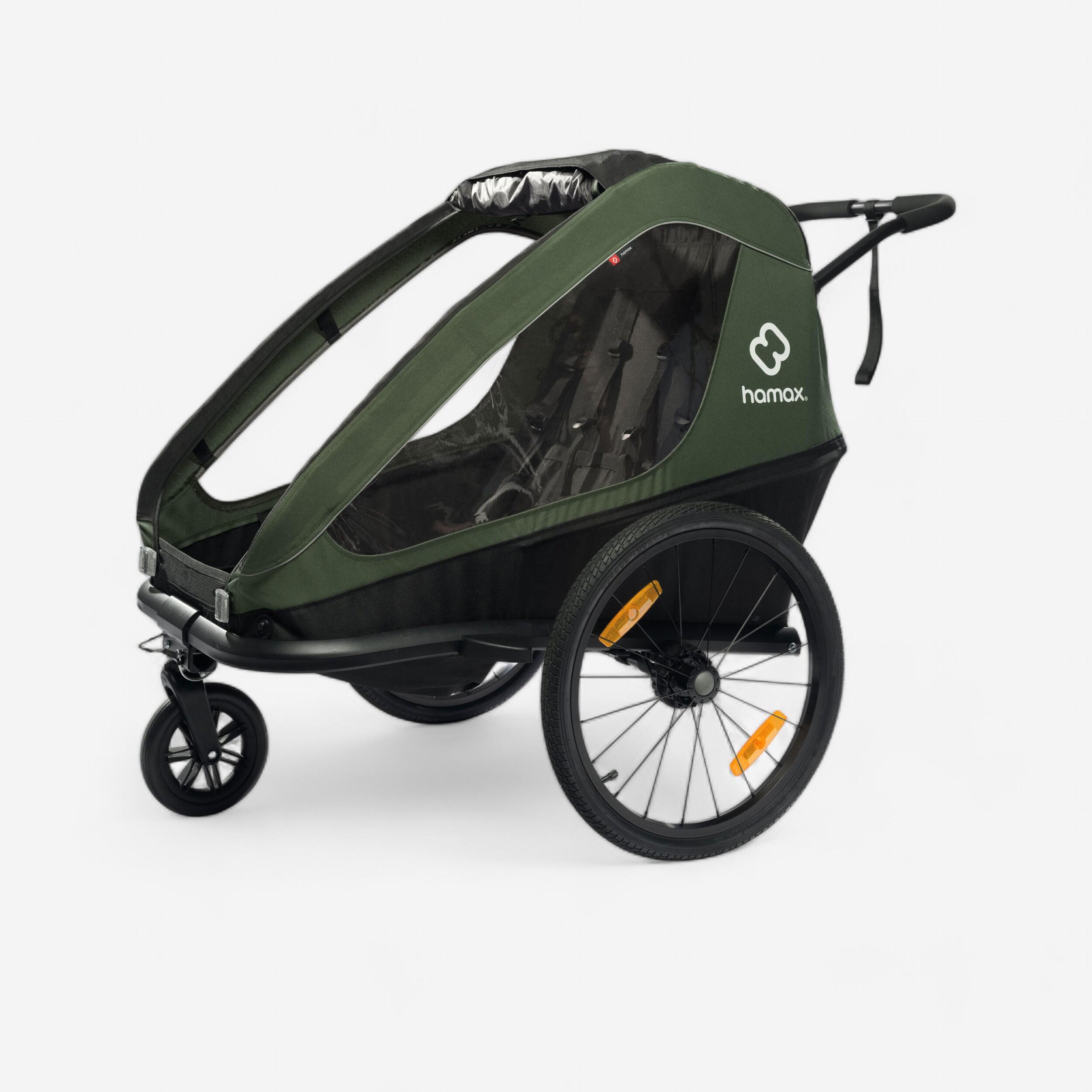 HAMAX RIMORCHIO PER BICICLETTA IXPLORER VERDE