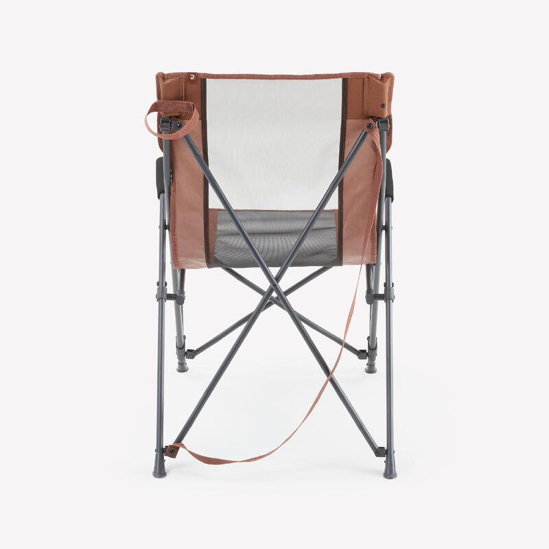 Comfortabele campingstoel met armleuningen