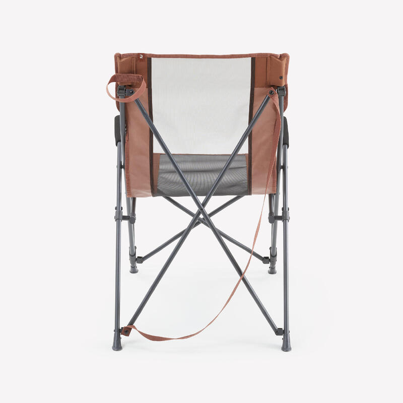 Silla plegable de camping con reposabrazos Quechua Comfort