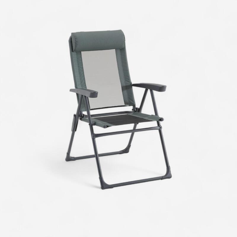 Comfortabele campingstoel met verstelbare rugleuning