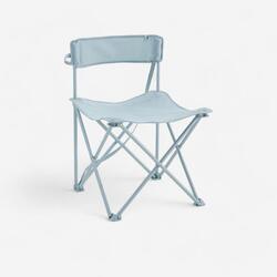 Chaise de camping pliante bleue