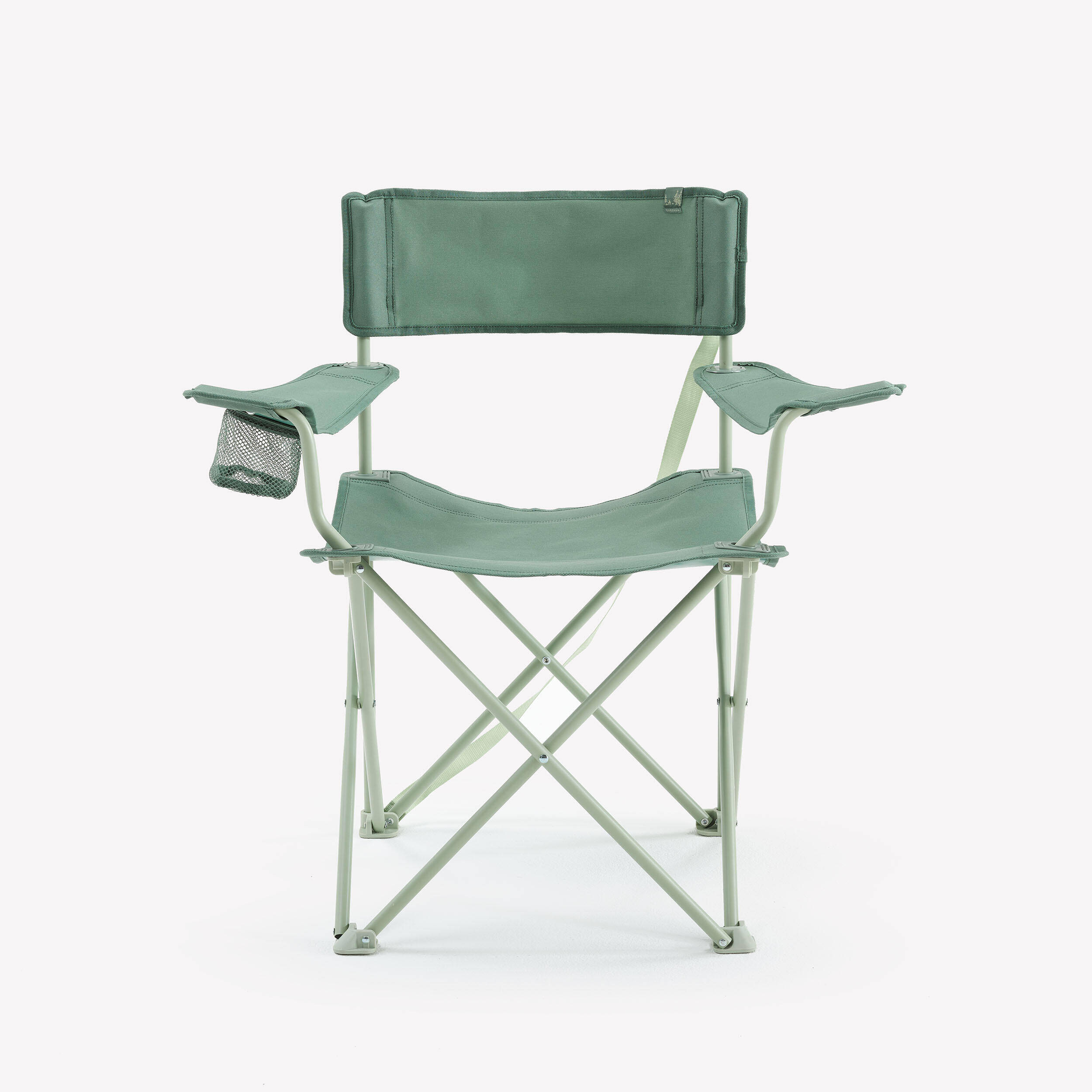 Camping Chair Foldable with Armrest Supports up to 110 Kg - Green -  3