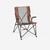 FAUTEUIL PLIANT CONFORTABLE POUR LE CAMPING - MARRON