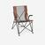 FAUTEUIL PLIANT CONFORTABLE POUR LE CAMPING - MARRON