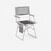 Chaise de camping pliante avec accoudoir