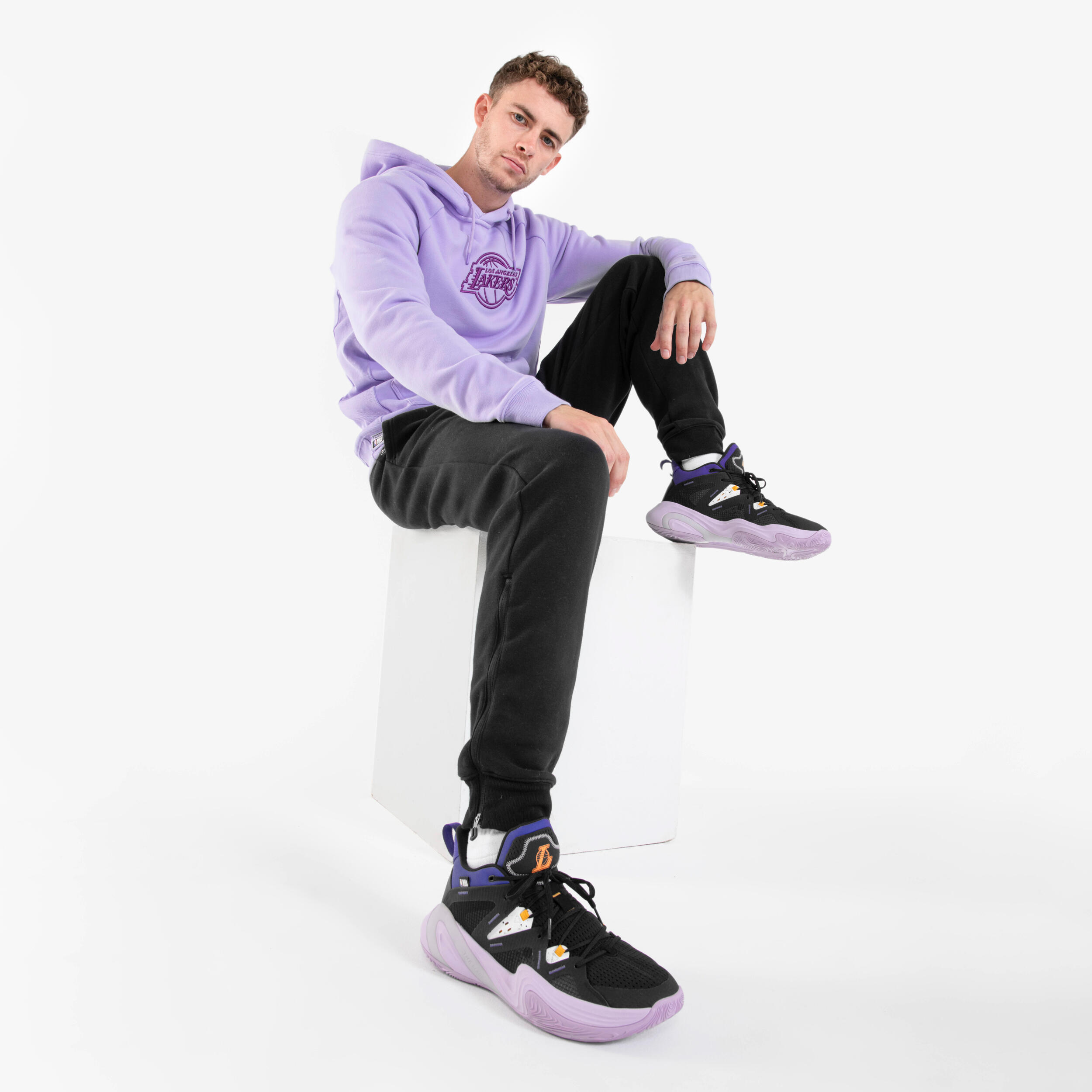 Sweat à capuche NBA Lakers homme femme 900, violet 14/30