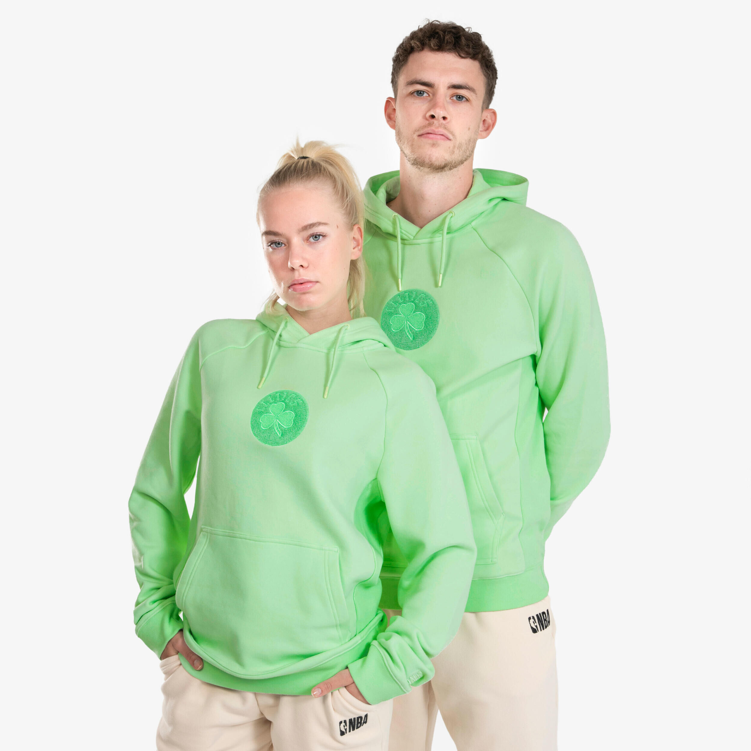 TARMAK Men's/Women's Hoodie 900 NBA Boston Celtics - Green