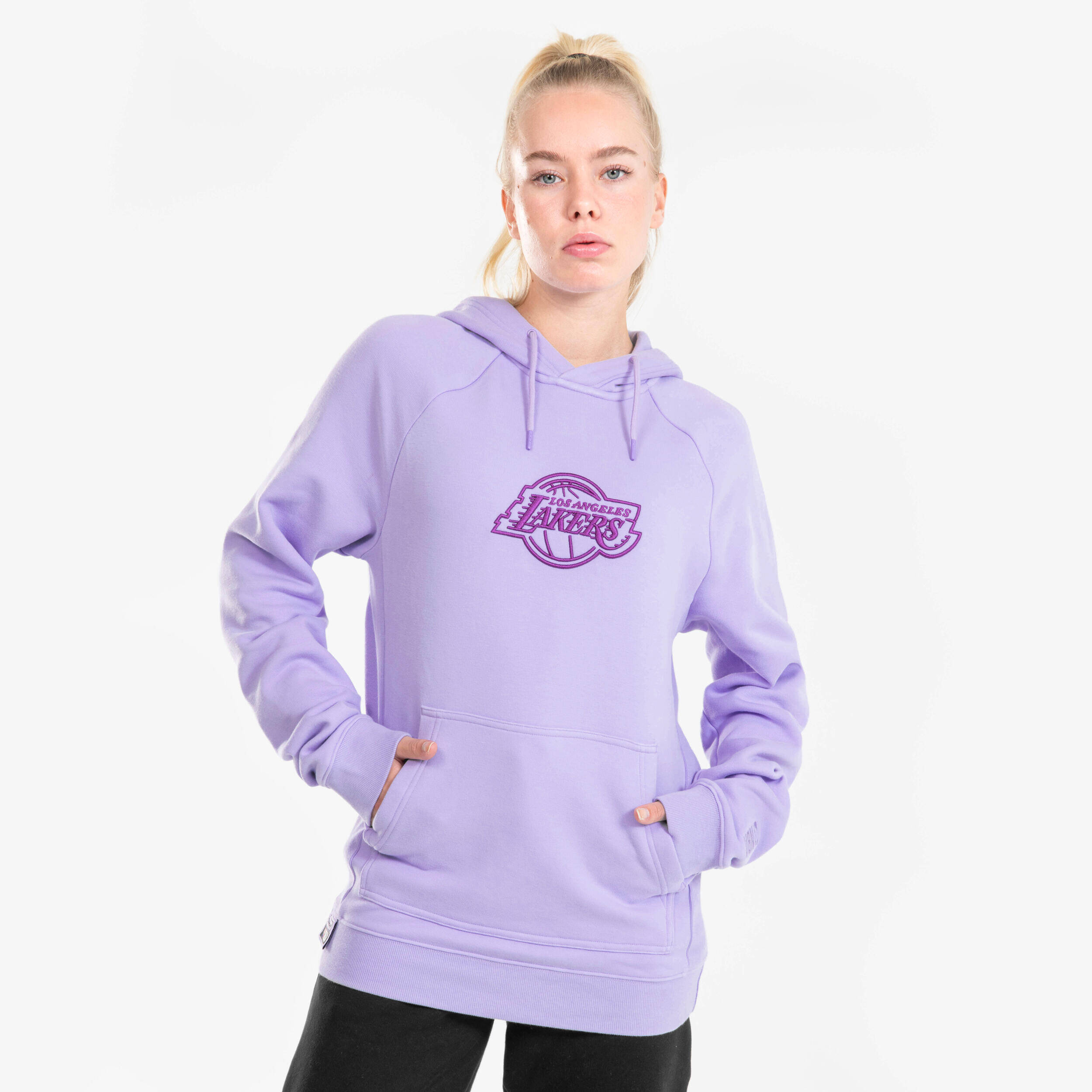 Unisex Basketball Hoodie NBA - LA Lakers Purple -  4