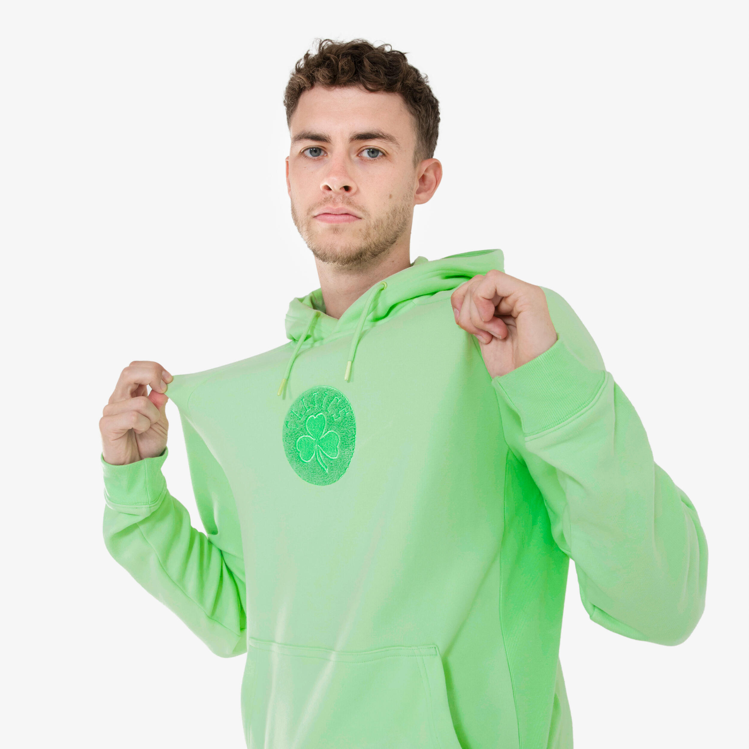 TARMAK Mikina s kapucňou 900 NBA Boston Celtics unisex zelená L · záber 7