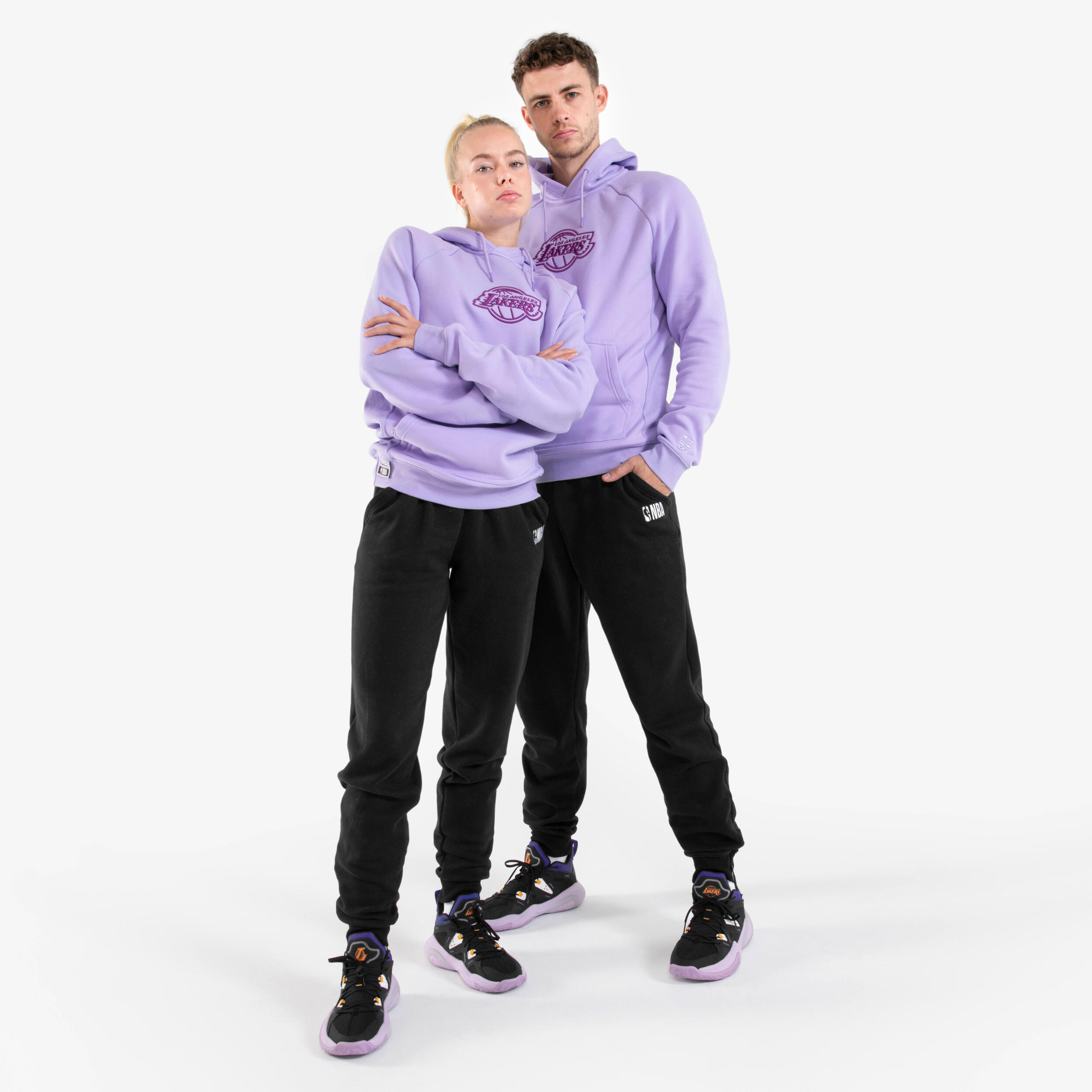 Sweat à capuche NBA Lakers homme femme 900, violet 13/30