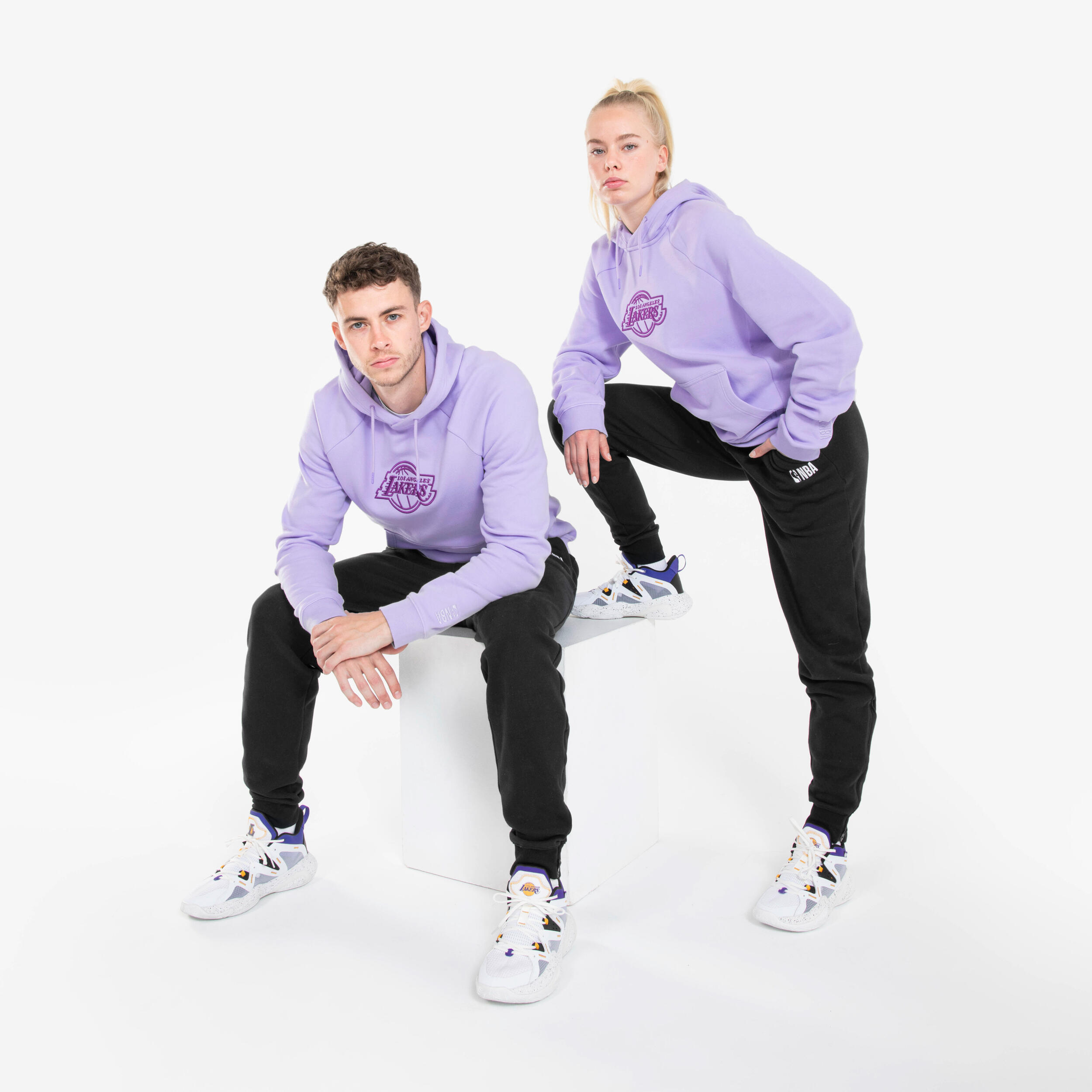 Sweat à capuche NBA Lakers homme femme 900, violet 12/30